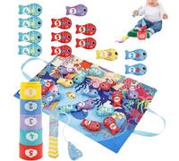 Jeu de Tri de Couleurs,Jouet en Tissu d'Assortiment de Couleurs avec Apprentissage du Comptage | Activité Éducative Interactive de Classification pour Bébés 0-36 Mois Garçons Filles,Coin Sensoriel Mot