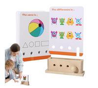 Jeu De Tri Des Couleurs - Activité Éducative | Cartes En Papier Pour L'Assortiment Des Couleurs Et Formes | Pour Maison Salle De Classe Voyage Maternelle Garçons Filles Préscolaires Trajets En