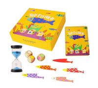 Jeu de tri des poissons par couleur pour tout-petits, jeu de pêche en bois pour apprendre la couleur | Développer la motricité fine