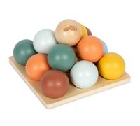 Small Foot Design – Jeu de tri Montessori avec boules en bois FSC® 100% – dès 1 an – 12815