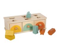 Small Foot Boîte à tiroirs Montessori en Bois certifié FSC 100%, Enfants à partir de 1 an, 12746