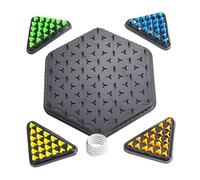 Jeu De Triangle en Chaîne, Échecs Triangulaires en Chaîne Interactifs, Triggle Jeu éLastique Cadeau, Jeu d'échecs Triangulaire, Jeu de Stratégie Triggle pour Adultes,fête de Famille