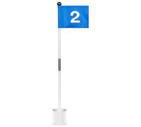 Jeu de trou de golf | Drapeaux de golf à double face pour jardin - de golf portables pour les amateurs de golf pour pratiquer dans le jardin