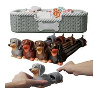 Jeu de tuiles assorties Mahjong, jouet de bureau imprimé en 3D, ensemble de 120 pièces pour et adultes, support en forme de chien, accessoire de fête de famille, étude de voyage à domicile, je