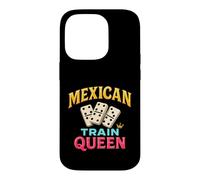 Jeu de tuiles Mexicain Train Queen Domino Player Dominos Lover Coque pour iPhone 14 Pro