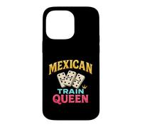 Jeu de tuiles Mexicain Train Queen Domino Player Dominos Lover Coque pour iPhone 14 Pro Max