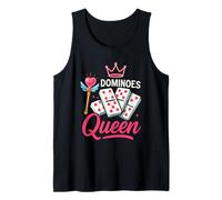 Jeu de tuiles Mexicain Train Queen Domino Player Dominos Lover Débardeur