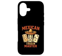 Jeu de tuiles pour Amateurs de Dominos Maître du Train Mexicain Coque pour iPhone 17
