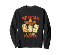 Jeu de tuiles pour Amateurs de Dominos Maître du Train Mexicain Sweatshirt