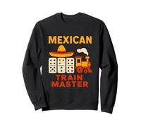 Jeu de tuiles pour Amateurs de Dominos Maître du Train Mexicain Sweatshirt