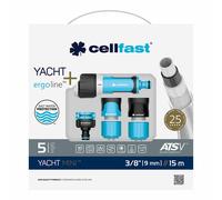 Jeu de tuyaux avec accessoires Cellfast Yacht Mini Ats PVC 15 m Ø 9 mm