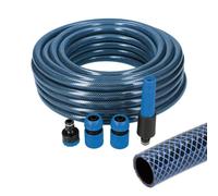 Jeu de tuyaux avec accessoires EDM 74099 5/8" 20 mm x 25 m Bleu [25 m]