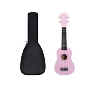 vidaXL Jeu de ukulélé soprano pour enfants avec sac rose 21"