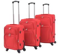 Jeu de Valises Souples 3 pcs Valise Trolley de Voyage Vacances Bagages vidaXL