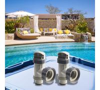 Jeu de vannes de rechange 2 pièces pour pompe filtrante piscine Intex 10747 ave