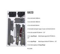 Jeu de variante V3, gare de triage, 22 pièces, Unitrack - LEMKE/KATO 20-862 - N