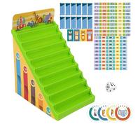 Jeu de vérification numérique | Jeu de mathématiques pour avec dés et dames - Activités éducatives interactives pour salle de classe, anniversaire, Noël, cadeau didactique pour enfant