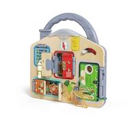 Hape Tableau d'activités Multi Fermetures – 3–6 ans, reconnaissance des formes et motricité fine
