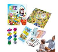Jeu de Vie - Jeu de Voyage en Salle pour Les - de société Familial Amusant pour la Prise de décision et Les éléments éducatifs pour Adolescents et Adultes