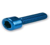 Jeu de vis 6 pans Creux en Aluminium Bleu - M6 x 20