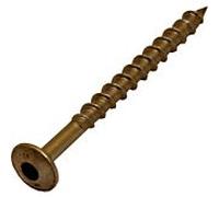 Jeu de vis à bois Wolf AluPlus 2485016 8 x 120 mm, pour crochets de toit de tuile de feuillure, 50 pièces