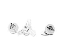 Jeu de Vis Casque 6D ATR-3 Blanc Blanc