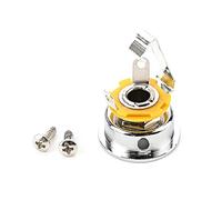 Jeu de vis chromées pour prise jack de 6,35 mm pour prise électrique encastrée