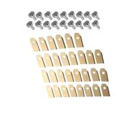 Jeu De Vis De Lame De Tondeuse À Gazon for Coupe-herbe, Substitut En Acier Inoxydable, Compatible for Husqvarna, 220AC, 230ACX, Compatible for Yarda, R130L, R16OLI, R165, R180(30Pcs Gold)