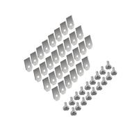 Jeu De Vis De Lame De Tondeuse À Gazon for Coupe-herbe, Substitut En Acier Inoxydable, Compatible for Husqvarna, 220AC, 230ACX, Compatible for Yarda, R130L, R16OLI, R165, R180(30Pcs Silver)