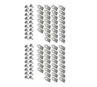 Jeu De Vis De Lame De Tondeuse À Gazon for Coupe-herbe, Substitut En Acier Inoxydable, Compatible for Husqvarna, 220AC, 230ACX, Compatible for Yarda, R130L, R16OLI, R165, R180(60Pcs Silver)