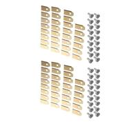 Jeu De Vis De Lame De Tondeuse À Gazon for Coupe-herbe, Substitut En Acier Inoxydable, Compatible for Husqvarna, 220AC, 230ACX, Compatible for Yarda, R130L, R16OLI, R165, R180(60Pcs Gold)