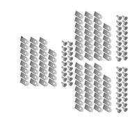 Jeu De Vis De Lame De Tondeuse À Gazon for Coupe-herbe, Substitut En Acier Inoxydable, Compatible for Husqvarna, 220AC, 230ACX, Compatible for Yarda, R130L, R16OLI, R165, R180(90Pcs Silver)