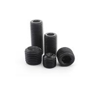 Jeu de vis de serrage à filetage fin - M6 M8 M10 M12 - Vis sans tête à douille hexagonale en acier allié 12,9 (2-20 pièces)(M10x1.0x12mm-10pcs)