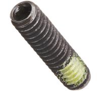 Jeu de vis en acier allié, douille hexagonale, pointe coupe, écusson en nylon, n° 6-32, longueur 1/2" (lot de 5)