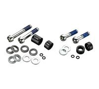 Jeu de vis et entretoise 10V pour roue avant 170 mm cps/standard acier Avid Gris