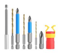 Jeu de vis, kit de bits pour vis | Avec bouchon à vis et perceuse alimentation 8x-précepte démarreur anti-glissement, extension magnétique pour les professionnels et les réparations de l'appareil