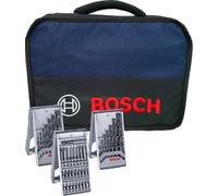 Jeu de visseuses et de perceuses Bosch 39 pièces pour le bois et le métal avec Softbag