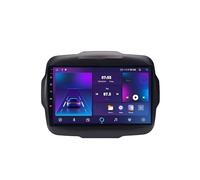 Jeu de Voiture sans Fil Autoradio multimédia 2 DIN pour Jeep pour Renegade 2016-2020(T3 2-32GB Cam WiFi)