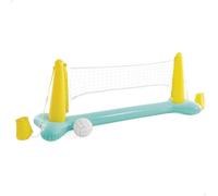 Jeu de Volley Flottant Intex Set de Volleyball Gonflable Piscine avec Ballon Inclus Filet Sport Aquatique 239x64x91cm