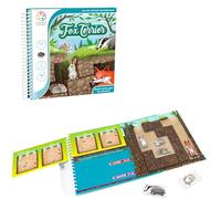 SmartGames - Fox Terrier - Jeu de Réflexion Magnétique pour Voyage - 48 Défis de Niveau Facile à Difficile - Une Aventure Souterraine - Livret de Poche - 1 Joueur - pour Enfants Dès 5 Ans