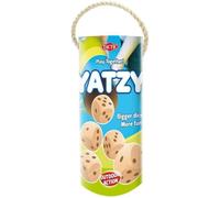 Jeu de Yatzy Géant XL - TACTIC - Extérieur - Pour Enfant - 5 Dés en Bois - Fiche de Score Incluse