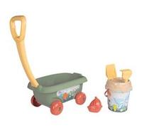 Smoby Chariot de plage Life garni – seau & accessoires – plastique recyclé – dès 18 mois
