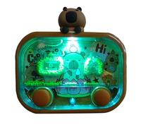Jeu d'eau lanceur à double bouton avec lumière LED Jouet sensoriel pour voyage, école, anniversaire