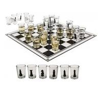 Jeu d'échec à boire en verre avec 32 verres pions shooter Multi G
