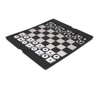 Jeu d'échec de voyage magnétique pliable avec pions plats Corentin