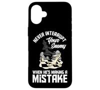 Jeu d'échecs Amusant pour Amoureux d'échecs Coque pour iPhone 16 Plus