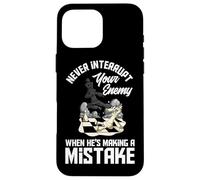 Jeu d'échecs Amusant pour Amoureux d'échecs Coque pour iPhone 16 Pro Max