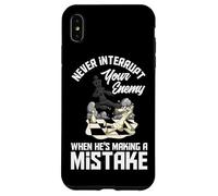 Jeu d'échecs Amusant pour Amoureux d'échecs Coque pour iPhone XS Max