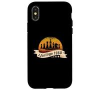 Jeu d'échecs Anniversaire né en 1960 Échiquier Échecs Coque pour iPhone X/XS