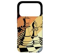 Jeu d'échecs avec la Reine et Le Roi Splotch Coque pour iPhone 17 Pro